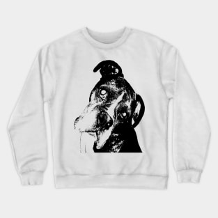 Black and White Boxer Crewneck Sweatshirt